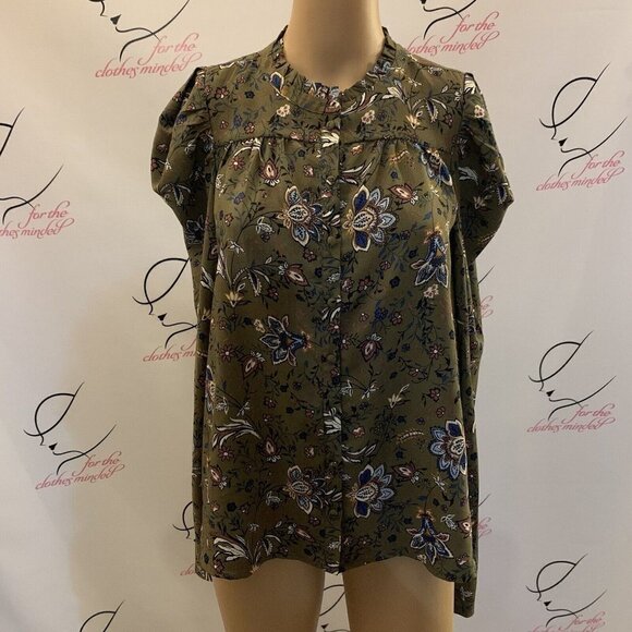Rachel Zoe. Size Medium. Long Sleeve. Button Up. Oversized Smock Style   B72. - Picture 1 of 7